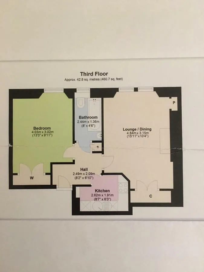爱丁堡The Jeffrey Street Retreat公寓 公寓